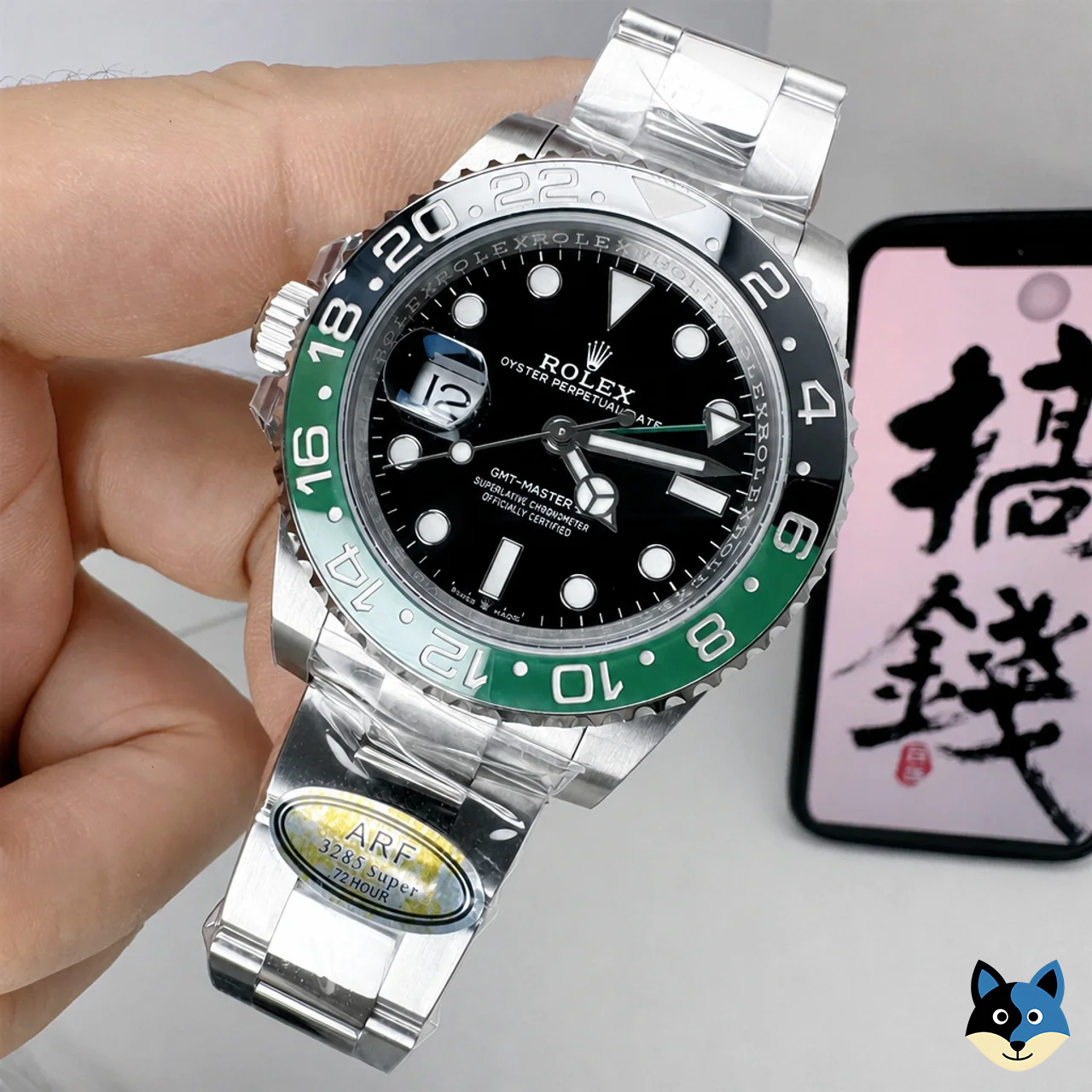 GMT Master II 126720 Sprite Oyster Bracelet 40mm SS/SS Black Dial ARF V2 SH3285
