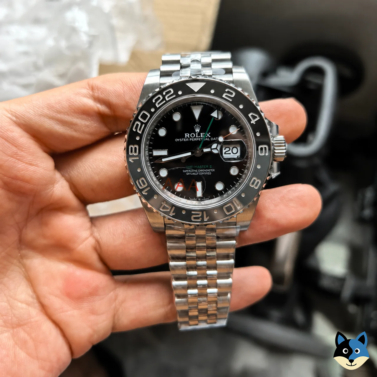 GMT Master II 126710 Bruce Wayne 40mm Jub SS/SS Black Dial VSF DD3285 V3