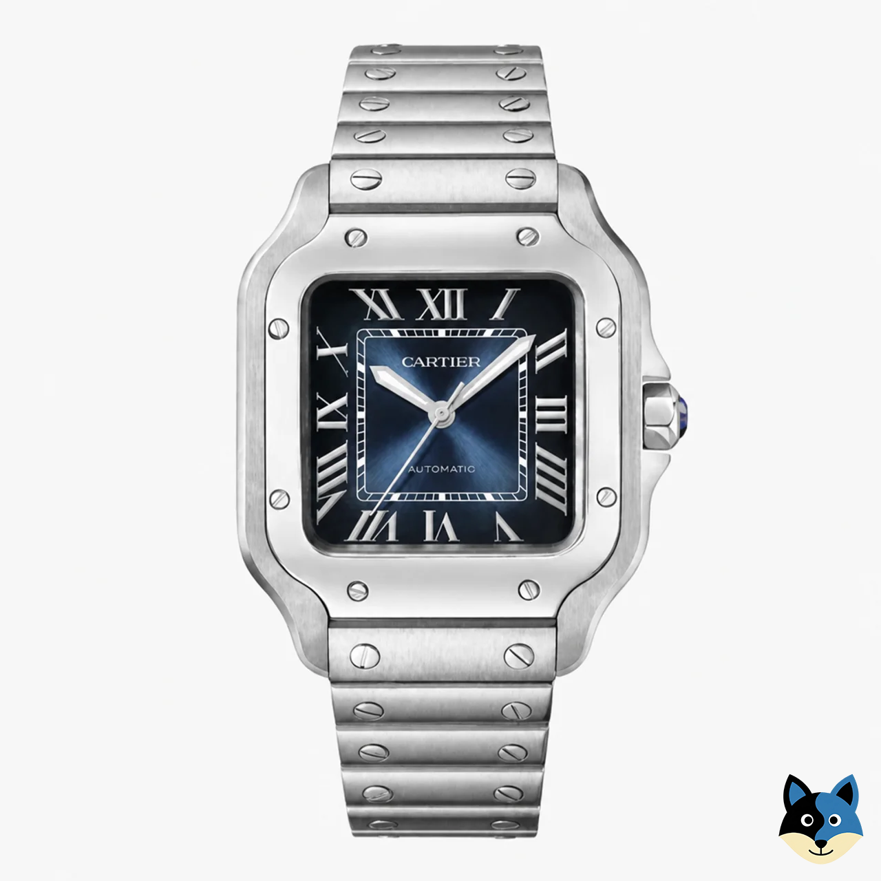 Santos De Cartier 35mm SS/SS Blue Dial AF MY9015
