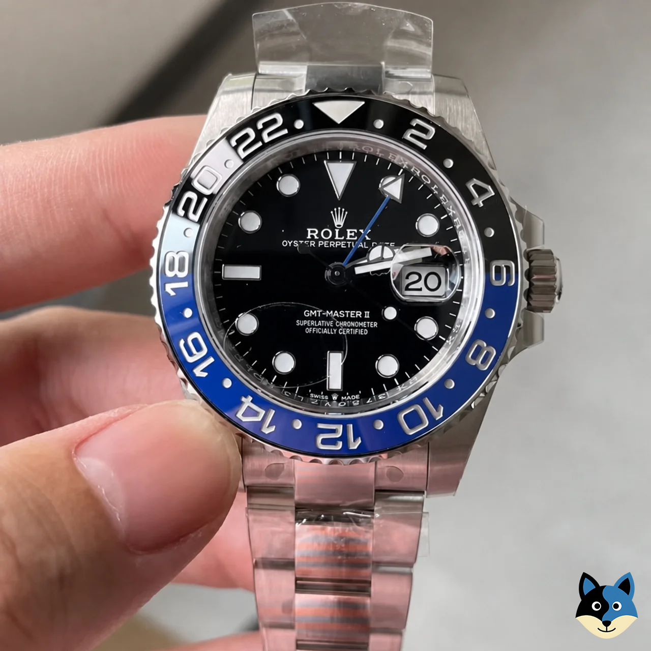 GMT Master II 126710 batman 40mm Oyster Bracelet SS/SS Black Dial VSF DD3285 V3
